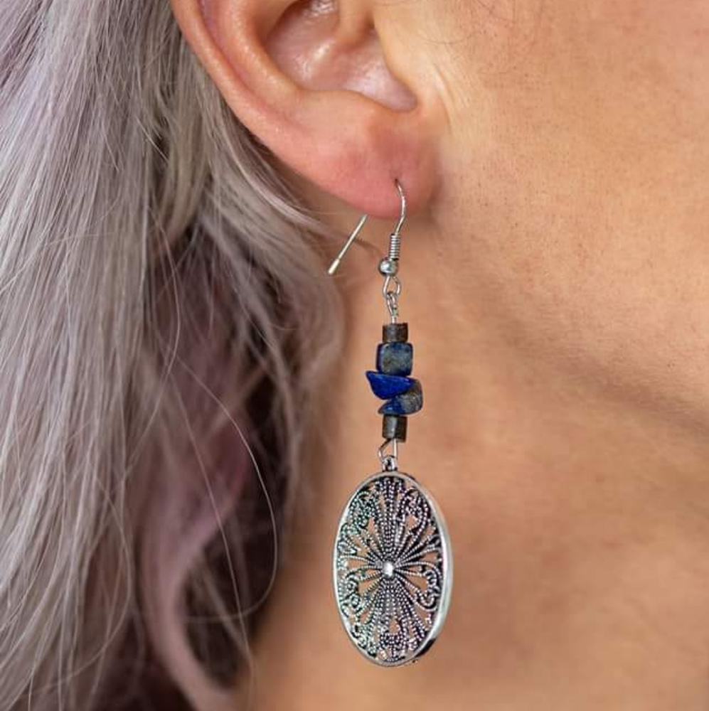Blue Earrings